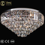 Round K9 Crystal Ceiling Light