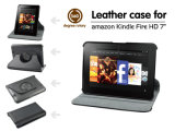 Rotary Leather Case for Kindle Fire HD, 360 Degree, 7 Inch Tablet PC Leather Case