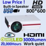 Cre 3000 Lumens HD LED Projector for Home Theater