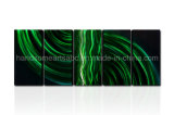 Abstract Green River Metal Wall Painting for Home Decoration (CHB6015029)