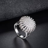 New Model Wholesale Silver Color Jewelry Wedding Ring
