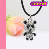 2016 Fashion New Arrival Bear Crystal Necklace / Panda Silver Necklace