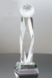 Team Award Ideas Spiral Crystal Golf Award