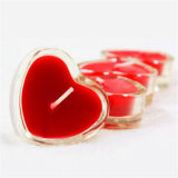 Red Rose Aroma Heart Crystal Holder Candle with Gift Set