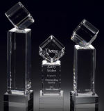 Cube Optical Crystal Trophy