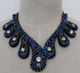 Fashion Charm Costume Jewelry Crystal Choker Necklace Collar (JE0106)