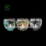 Color Glass Candle Cup by SGS, , BV (9*9*8)