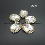 Imitation Jewelry Factory Rhinestone Sew on Jewels for Necklace (SW-Oval 13*18)