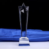 Customized Crystal Trophy Star Decorative Glass Award Sport Events Souvenirs Annual Meeting Awards Music Trophy