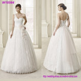 Luxurious Wedding Dresses Crystal Beaded Wedding Gown Princess Tulle Bridal Dresses A-Line Bridal