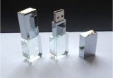 Crystal USB Flash Drive with Customized Engrave Logo (OM-C125)