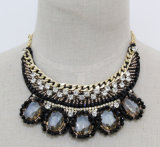 New Fashion Costume Chunky Choker Collar Crystal Necklace (JE0074)
