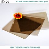 4mm Bronze & Golden Bronze Reflective / Tinted Glass with Ce & ISO9001 for Glass Window