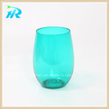 16oz Coloured Plastic Wine Glasses, Custom Stemless Wine Mugs