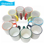 11oz Color Rim Ceramic Mug Sublimation Mug