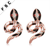 Wholesale Fashion Women Lady Crystal Snake Alloy Ear Studs Earrings