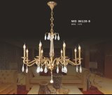 High Class Decorative Brass and Crystal Chandelier Lighting for Guest Room