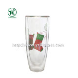 Double Wall Glass Bottles by BV (7.5*5*18 cm)