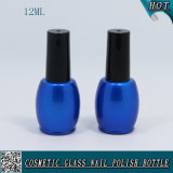 12ml Blue Colored Custom Glass UV Gel Nail Polish Bottle