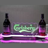 Hot Sell Acrylic LED Wine Bottle Display with Customized Service