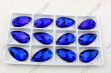 17*28mm 2 Holes Drop Crystal Glass Sew on Stones for Wedding Dress