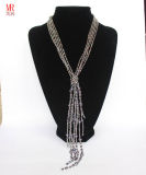 Black Fashion Freshwater Pearl Long Necklace