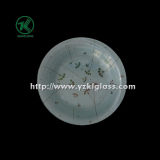 Single Wall Color Glass Plate by SGS (KLP130402-38)