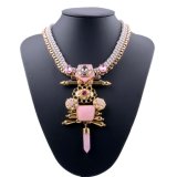 Top Fashion Custom Design Decoration Crystal Fringe Necklace