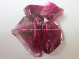 Decorative Pink Glass Rock for Garden (paving) & Square & Fireplace Decoration