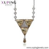 Necklace-00410 Xuping Triangle Shape Crystals From Swarovski Germanium Necklace