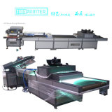 Tmp-70100 Oblique Arm Type Flat Screen Printer and UV Curing Machine with Robot Arm