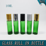 10ml Column Green Essential Oil Roll on Glass Bottle