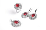 925 Sterling Silver Jewelry Set with CZ