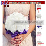 Wedding Rose Crystal Artificial Bridal Bouquet Bridesmaid Wedding Decor (W1059)