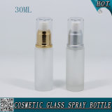 30ml Refillable Cosmetic Frosted Glass Perfume Bottle with Mist Sprayer