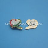 Custom Metal UAE Heart Shape Soft Enamel Badges