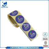 Clear and Distinctive Adhesive Paper Sticker Label