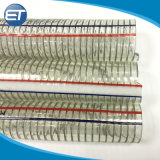 PVC Flexible Clear Wire Reinforced Suction & Delivery Pump Water Spring Hose