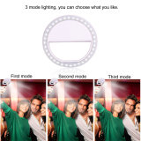 Supplementary Lighting Night or Darkness Spotlight Flash Portable Mini 36 LED Selfie Ring Fill in Light for iPhone Mobile Phone