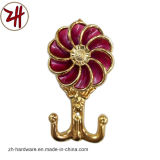Zinc Alloy Beautiful Window / Curtain Hook with Color Crystal (ZH-8604)