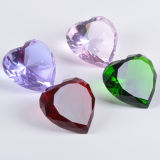 New Design Crystal Heart Diamond Paperweight for Wholesale