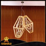 Indoor Decoration Wood Crystal Hanging Light (KAMD8124-2-750)