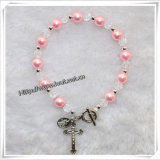 Religious Pearl Rosary Bracelets, Beads Bracelet (IO-CB133)