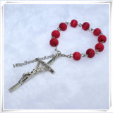 Finger Rosary / Beads Finger Rosary / Wooden Bead Finger Rosary (IO-CE010)