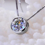 Bright Round Atificial Diamond Fashion Necklace Jewelry