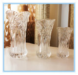 High Quality Clear Square Glass Flower Vase