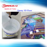Crystal Clear Two Parts Clear Epoxy Resin for Epoxy 3D Floor Coating