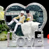 Romantic Crystal Iceberg Photo Frame for Wedding (JD-CD-803)