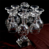 a Set of Crystal Wine Glass