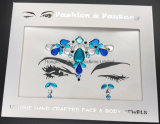 3D Crystal Sticker Handpicked Tribal Style Face and Eye Jewels Decor Temporary Tattoo Sticker (SR-52)